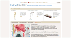 Desktop Screenshot of heinescientific.com